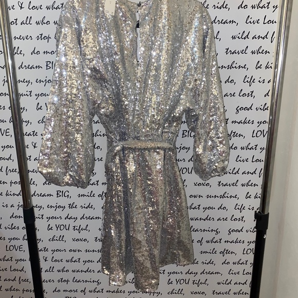 LISABETTE SEQUINED MINI DRESS - Picture 6 of 8
